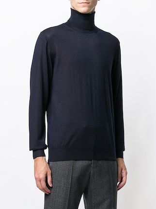 roll-neck fitted sweater展示图