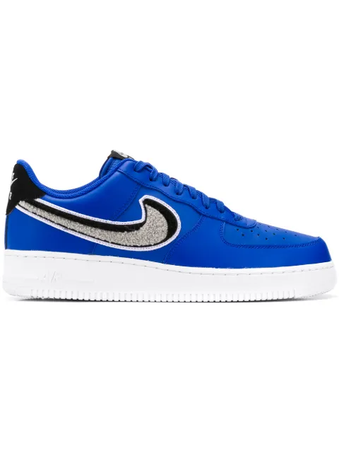Nike Air Force 1 07 Lv8 BQ4421-400 Blue| Orange Jungle