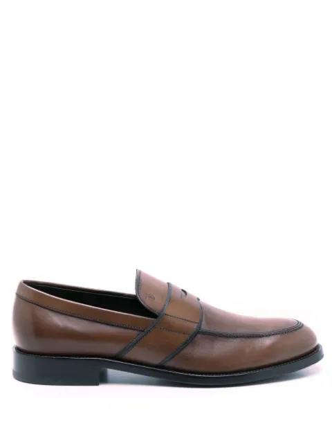 Tod's Mocassim de couro com bico amendoado