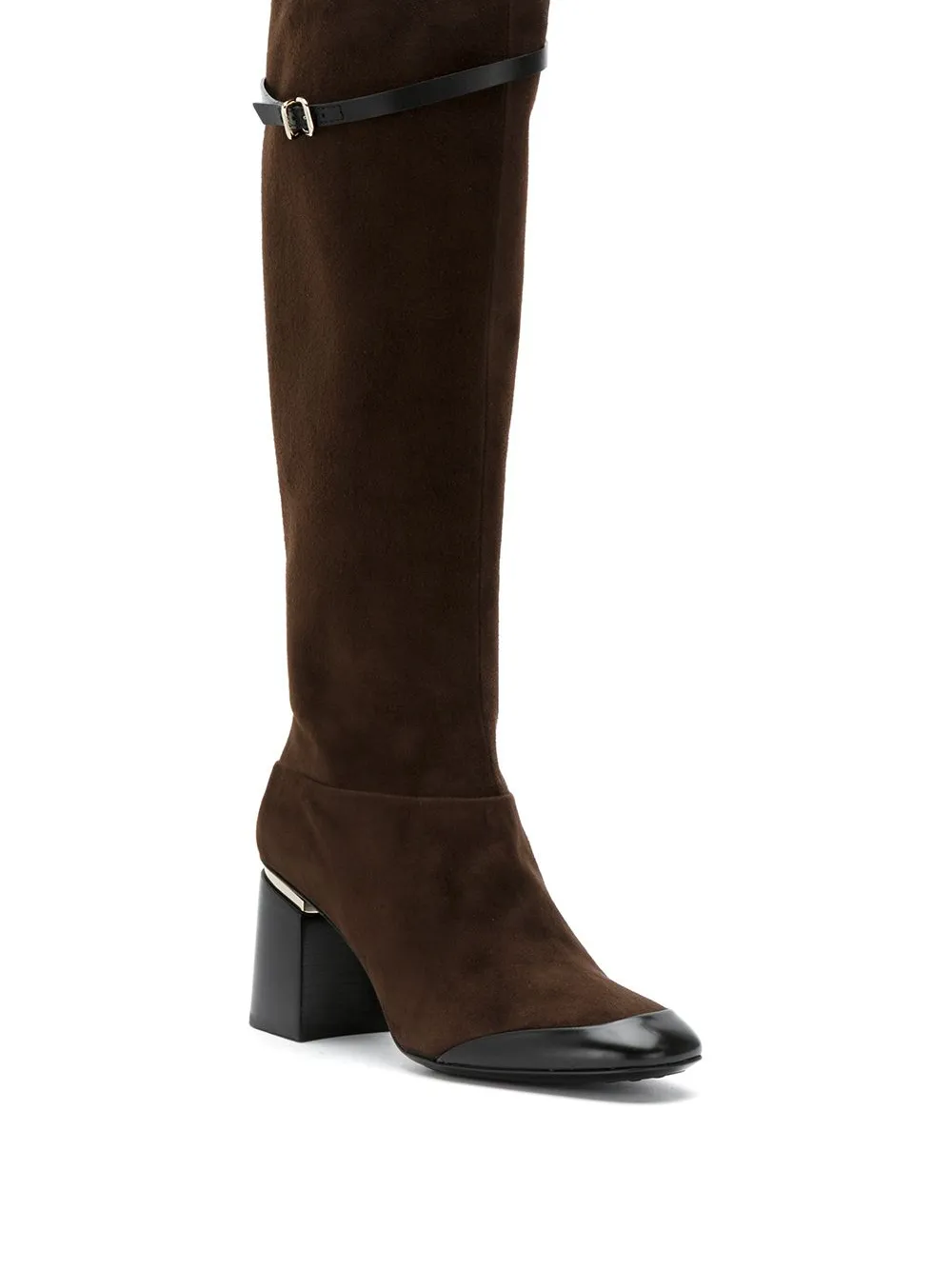 Tod's 70mm suede knee boots Bruin