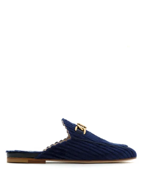 Tod's slippers con detalle de cadena