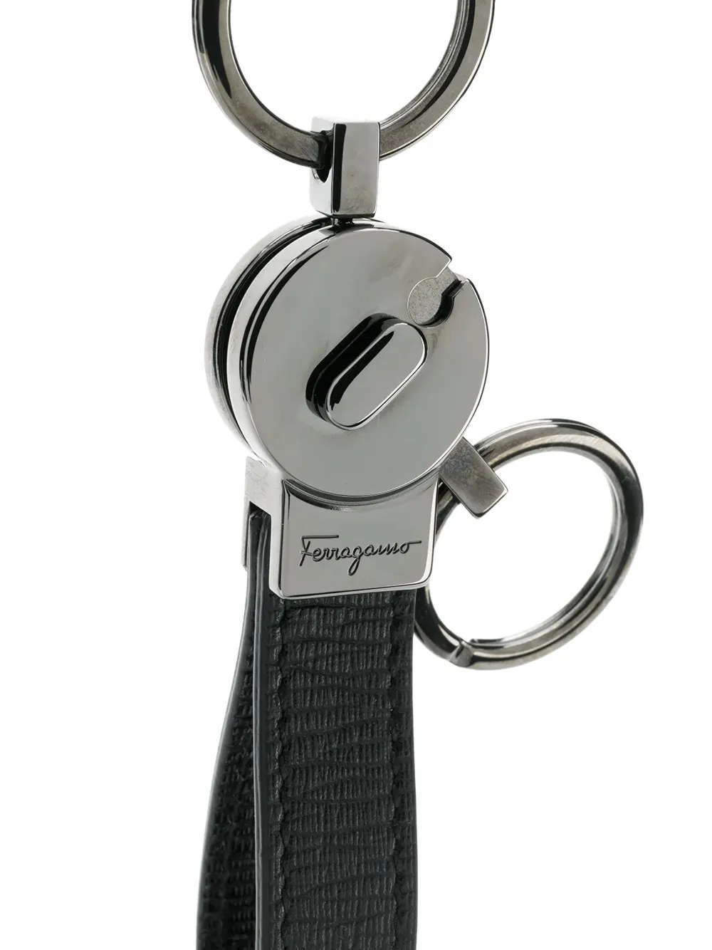 Ferragamo croco-embossed leather key holder | Image 2