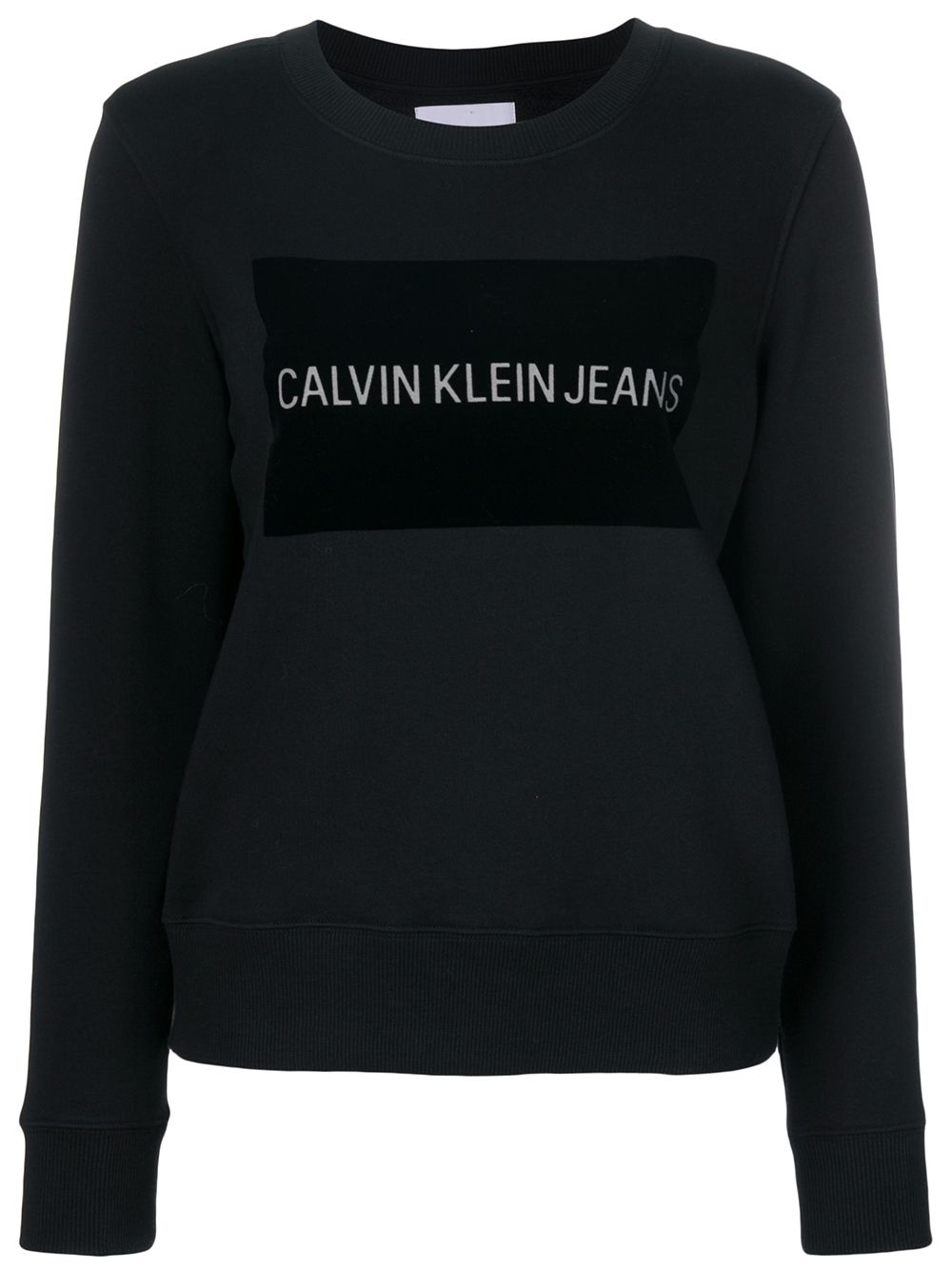 calvin klein flock logo sweatshirt