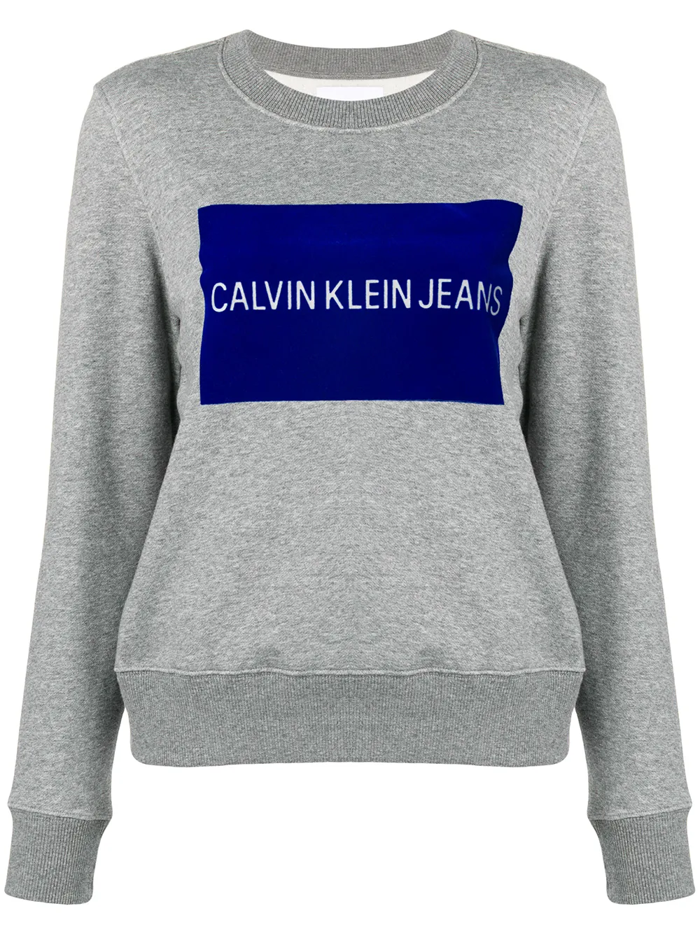 calvin klein flock logo sweatshirt