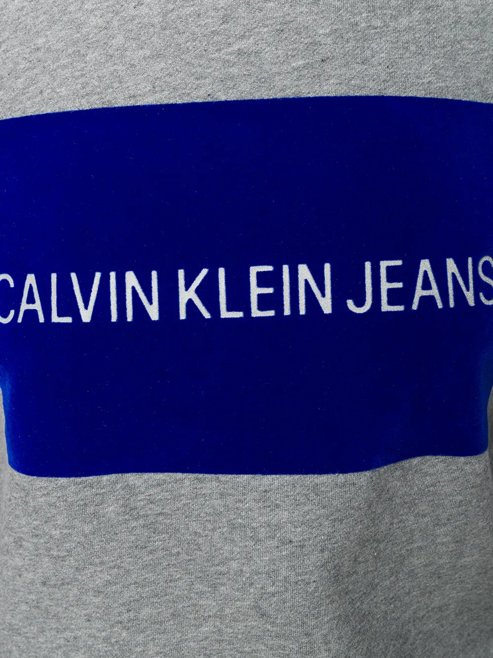 calvin klein flock logo sweatshirt