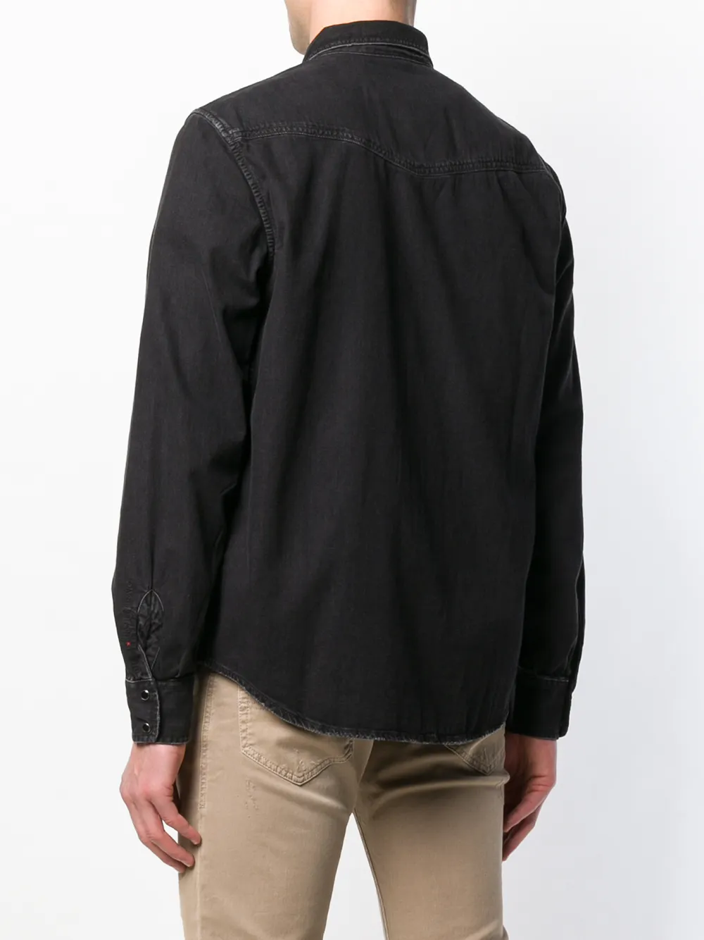 Diesel shirt met lange mouwen Zwart