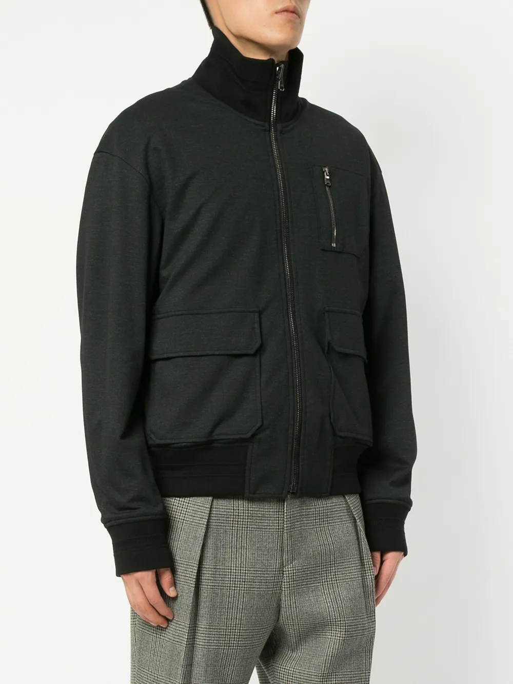  Wooyoungmi Wendbare Bomberjacke   Schwarz 