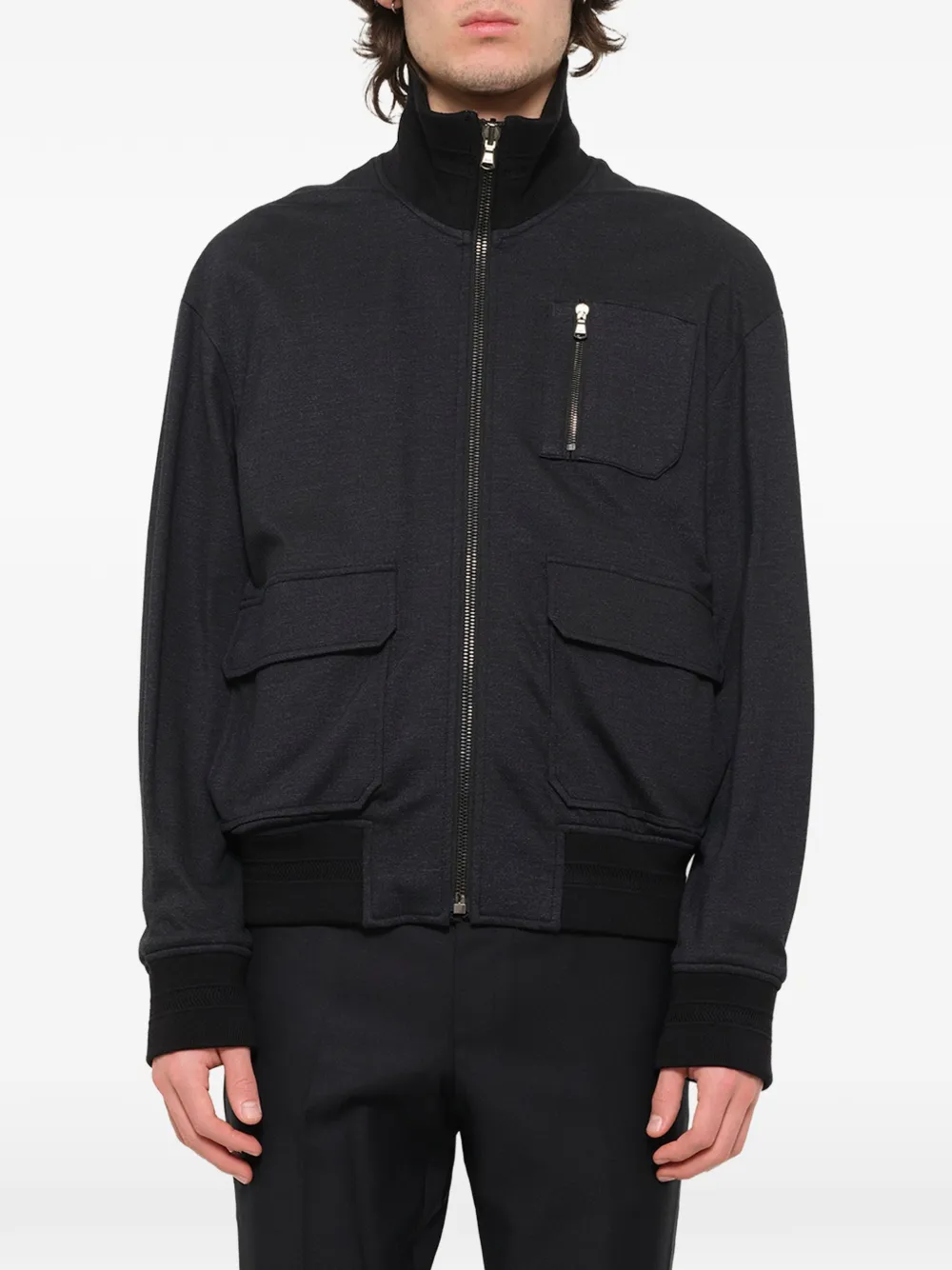 Wooyoungmi Bomber reversibile - Nero