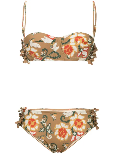 Muller Of Yoshiokubo Abiquiu fringe bikini