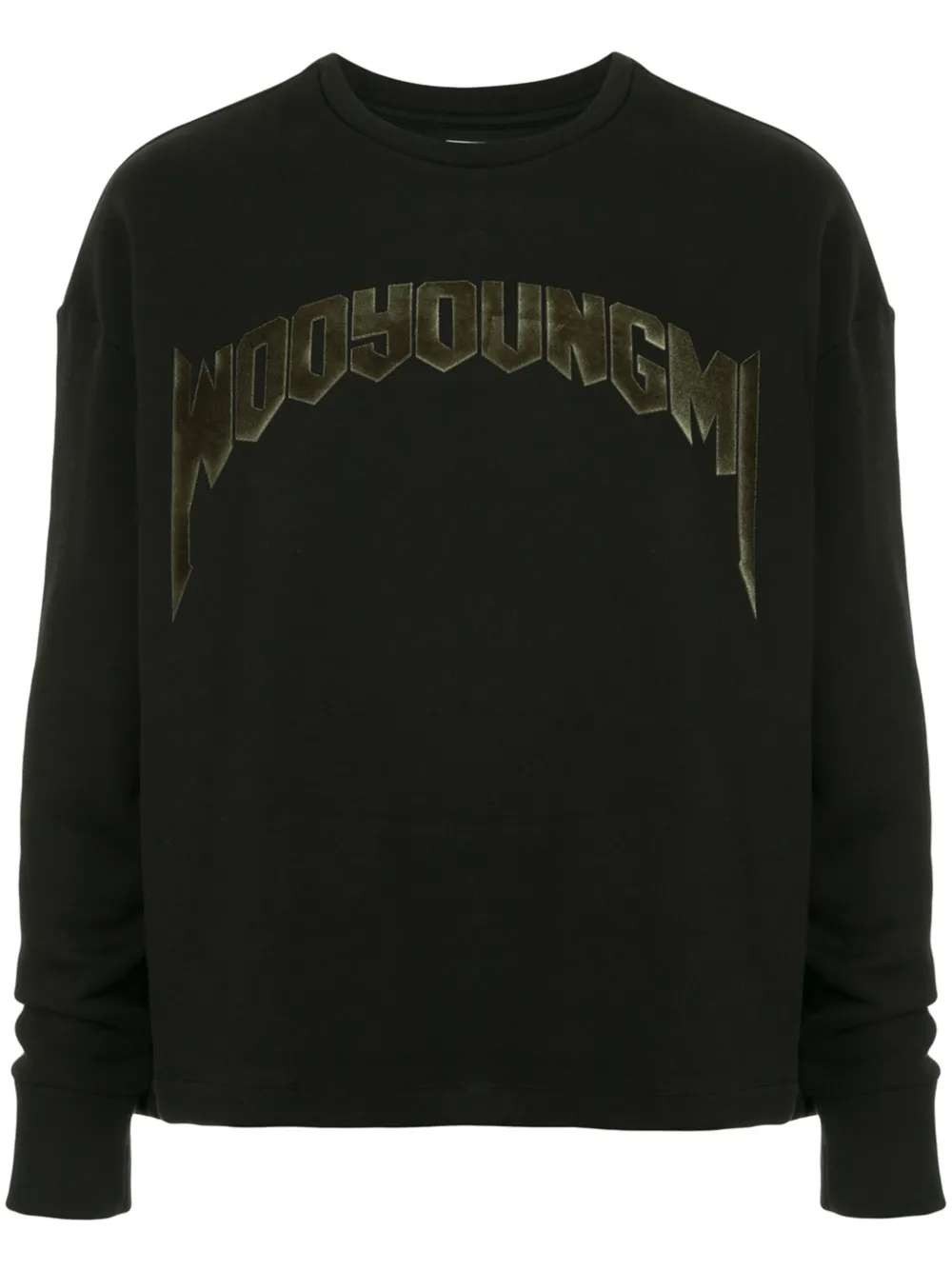 Wooyoungmi Felpa con logo - Nero