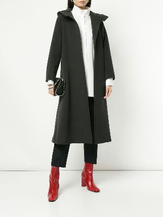 oversized hooded coat展示图