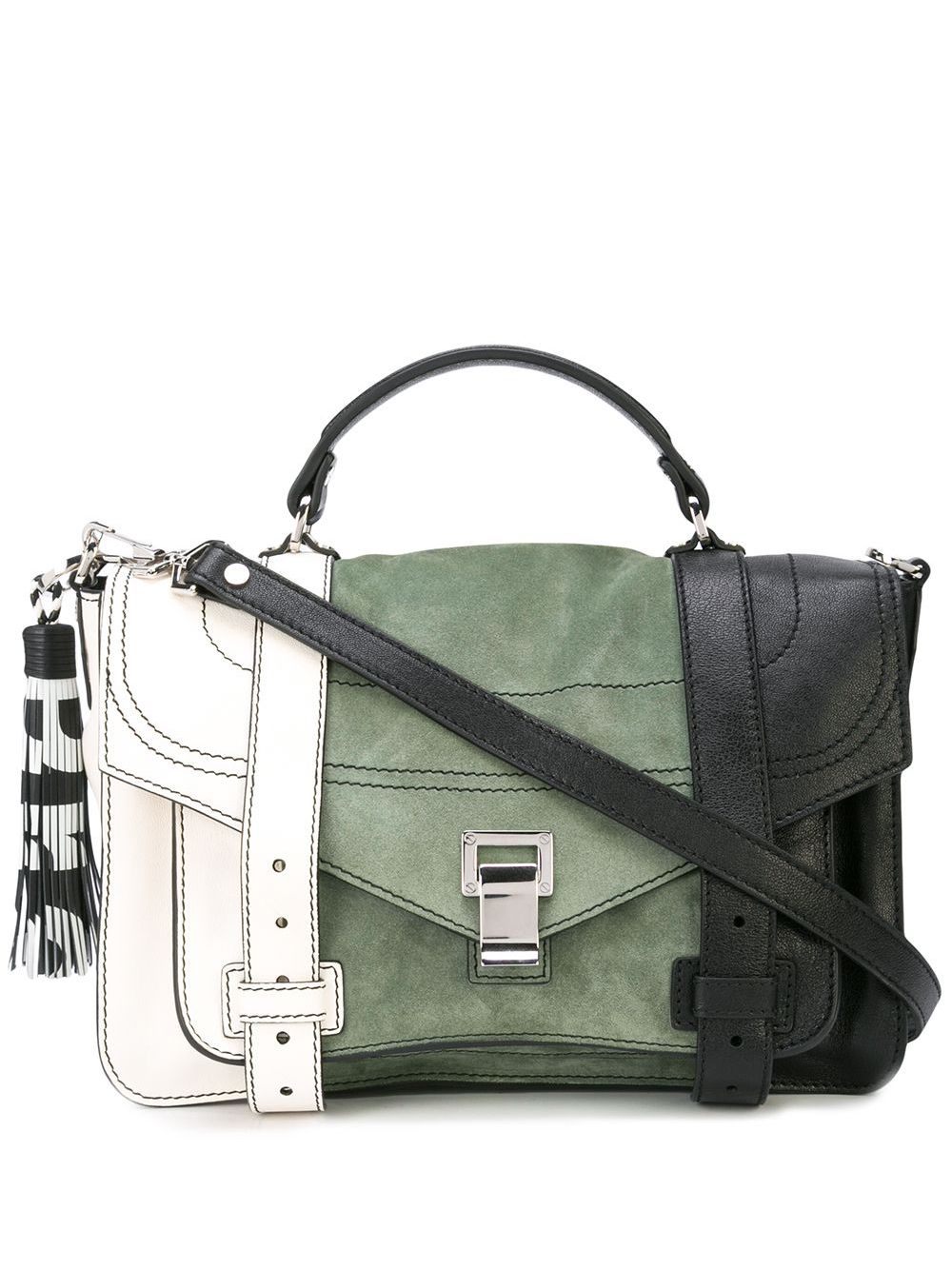 фото Proenza schouler сэтчел трехцветная ps1+ medium