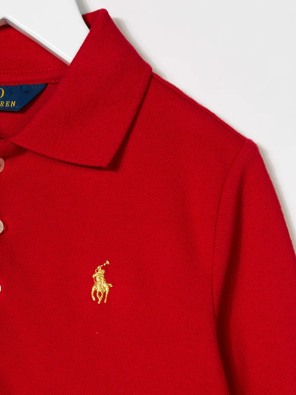 фото Ralph lauren kids платье-поло с длинными рукавами