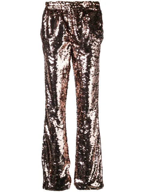 Faith Connexion sequin flared trousers