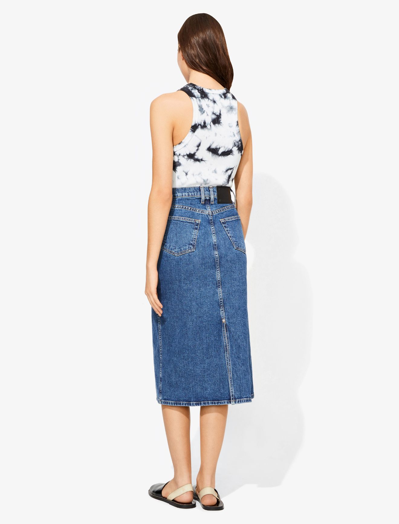 proenza schouler denim skirt