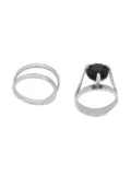 Wouters & Hendrix My Favourites onyx stone ring - Silver