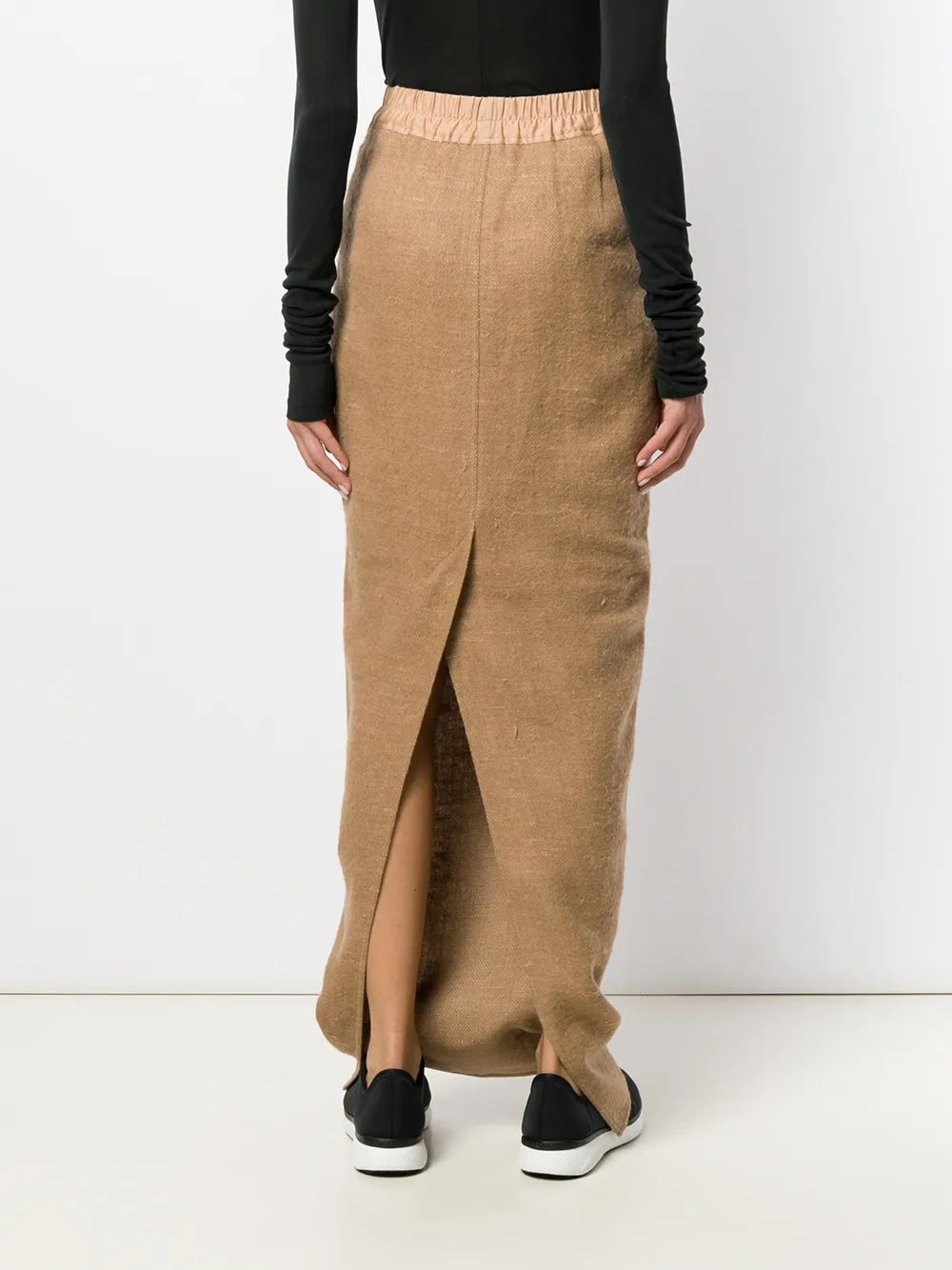 Rick Owens Kokerrok met trekkoord Beige