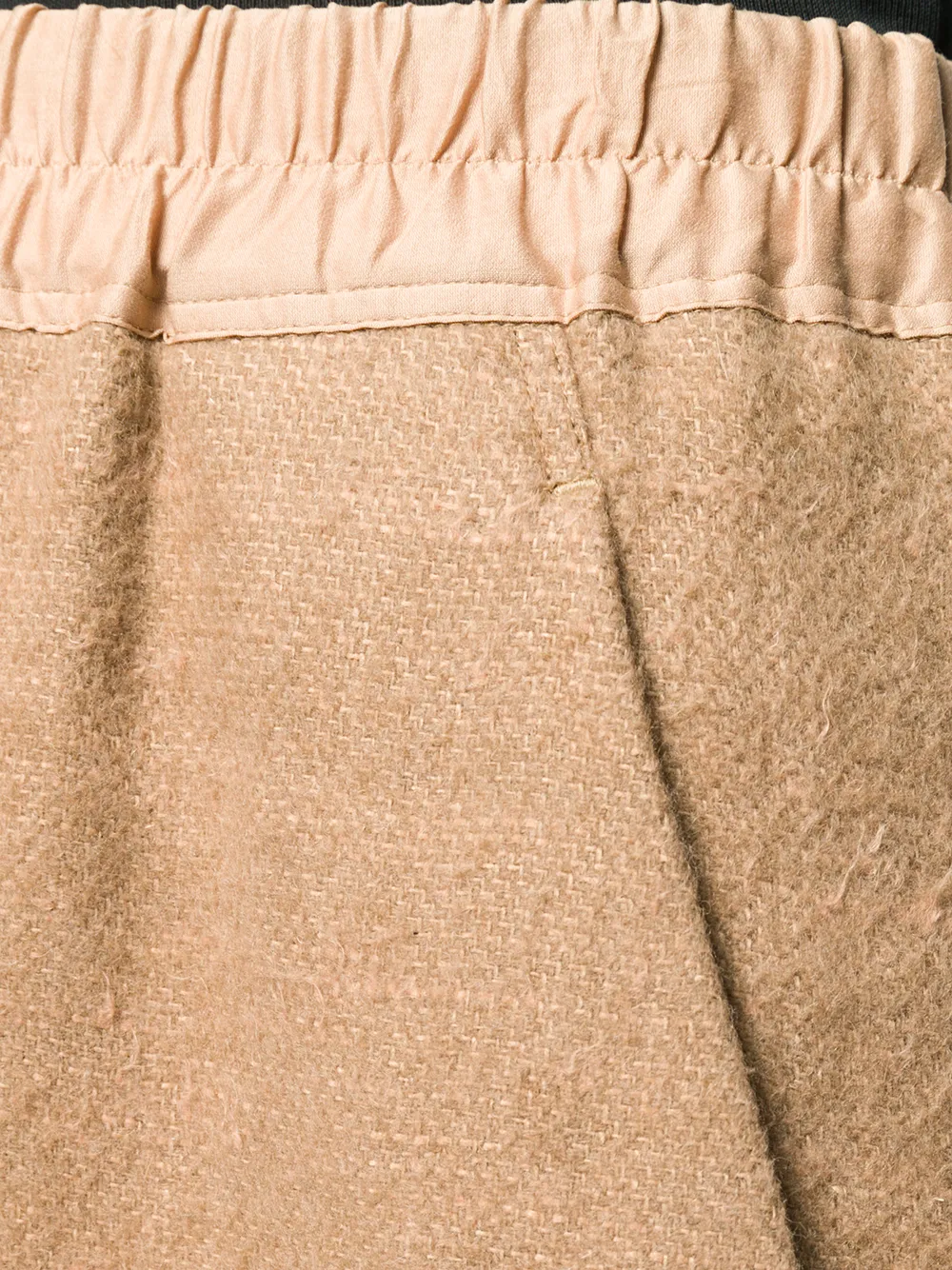 Rick Owens Kokerrok met trekkoord Beige
