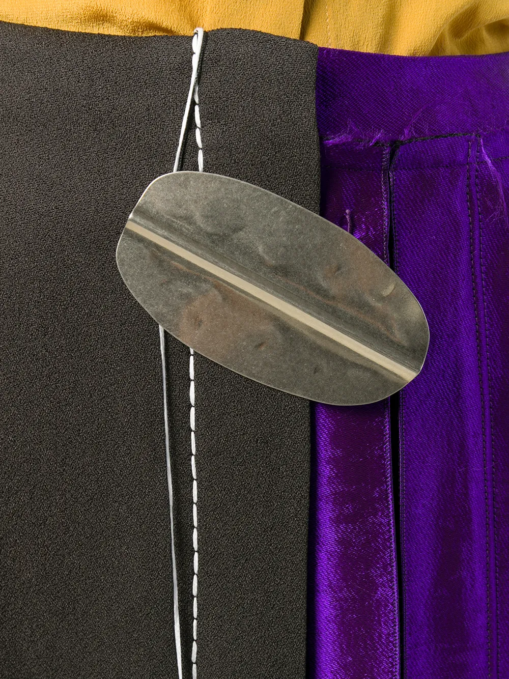 Marni asymmetric wrap front skirt Bruin