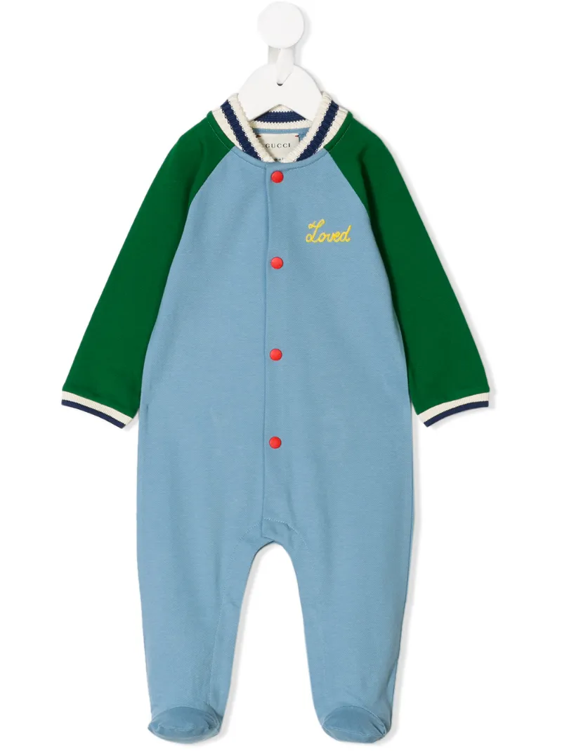 Gucci Kids ромпер с принтом дракона