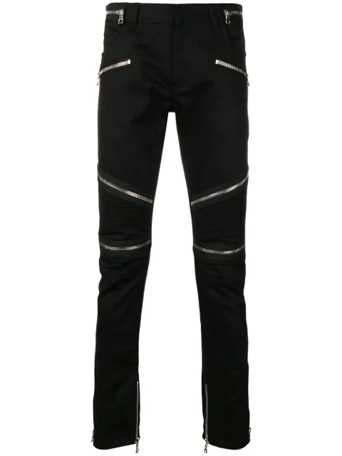 Balmain slim biker jeans