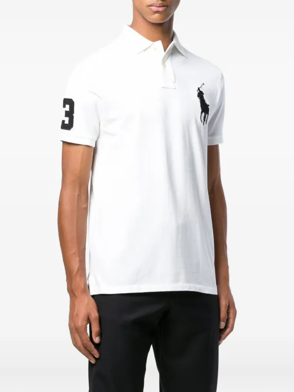 Tシャツ・カットソー POLO RALPH LAUREN Logo polo shirt White Polo girl's Polo Ralph Lauren stretch cotton polo shirt with