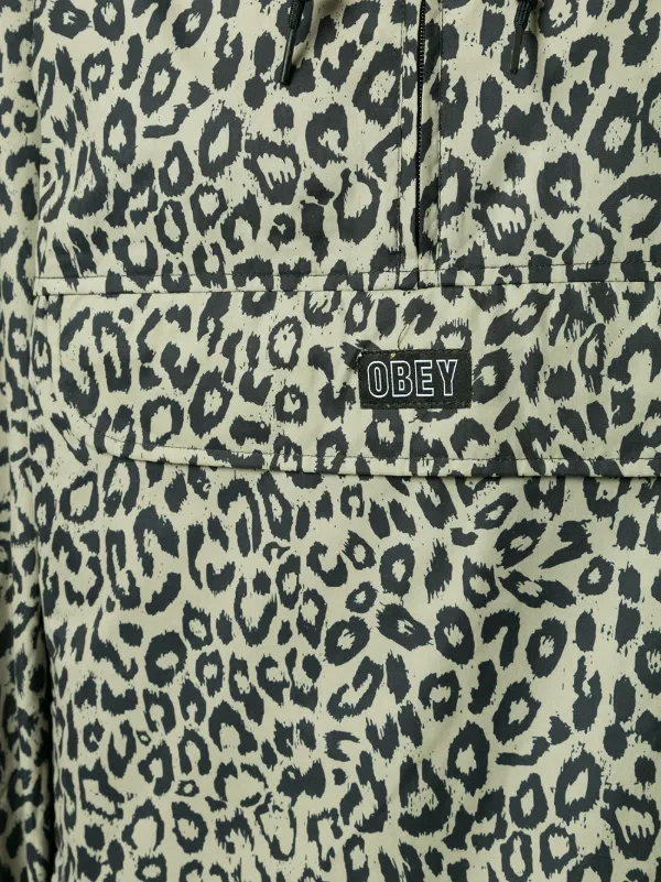 obey leopard hoodie