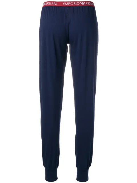 EMPORIO ARMANI EMPORIO ARMANI BANDED JOGGERS - BLUE