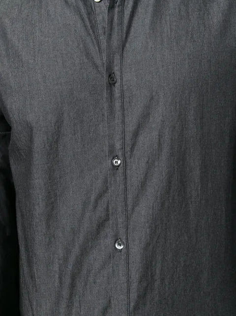 DONDUP DONDUP ROUND NECK SHIRT - BLACK