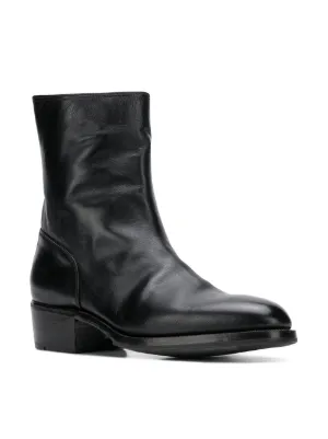 PREMIATA UOMO ブーツ プレミアータ 7 1/2 BLACK 黒 Premiata Leather Combat Boots | Black | FARFETCH