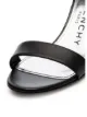 Givenchy black 60 triangle cutout heel leather sandals