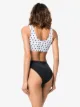 Beth Richards Heather polka dot tie top bikini