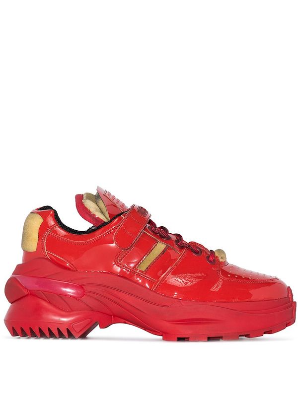 red low top maison margiela