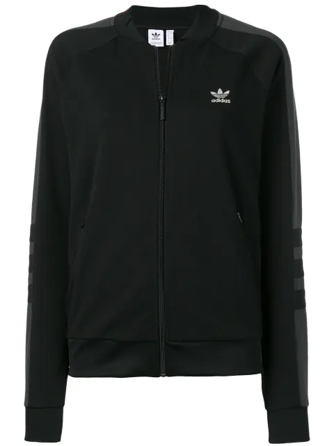 adidas Trainingsjacke mit Streifendetail