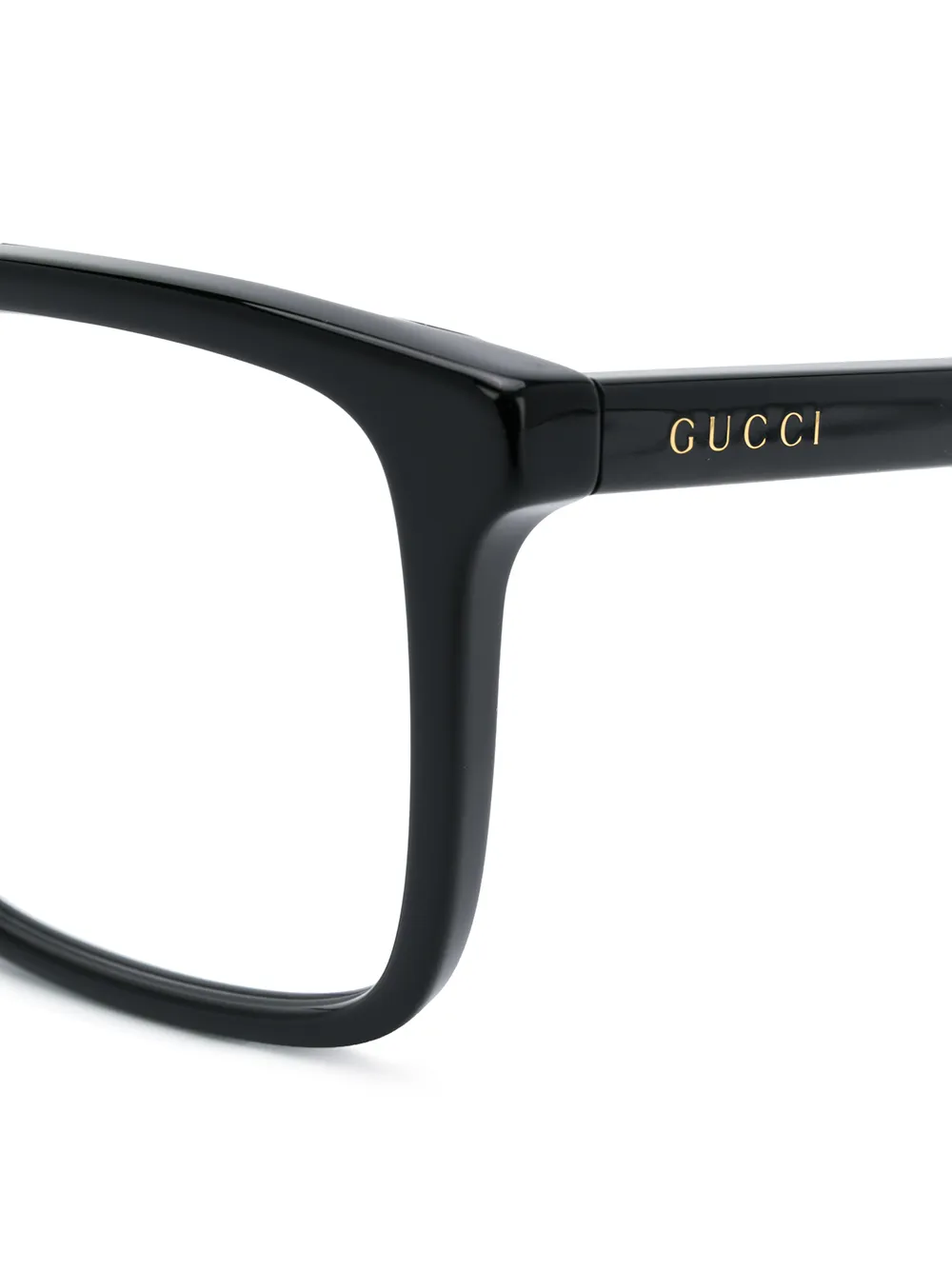 Gucci Eyewear Bril met vierkant montuur Zwart
