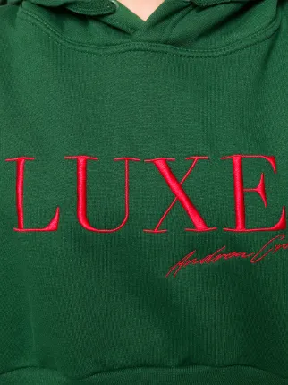 Luxe Signature cropped hoodie展示图