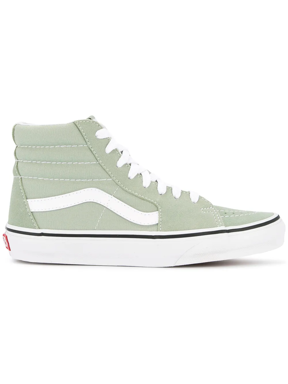 vans cano alto cinza