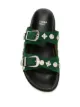 Toga Virilis two strap suede sliders