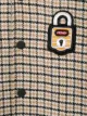 Fendi Kids سترة كاروهات مبطنة