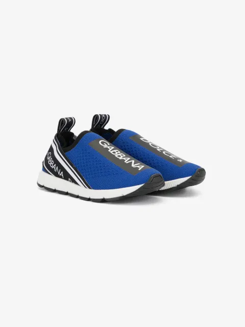 Dolce & Gabbana Kids Sorrento logo-tape slip-on sneakers