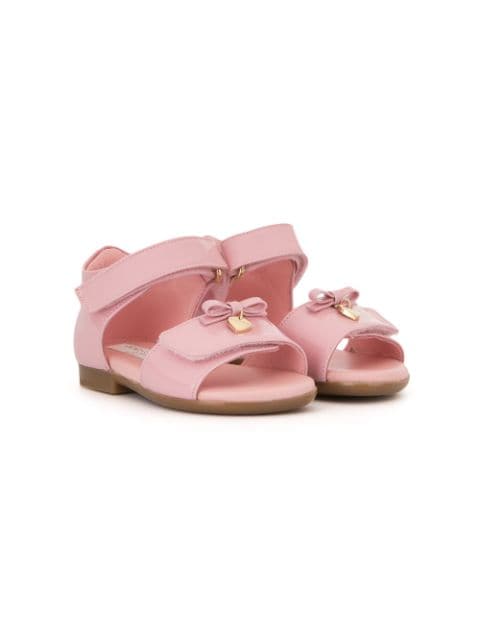 Dolce & Gabbana Kids t-strap bow sandals