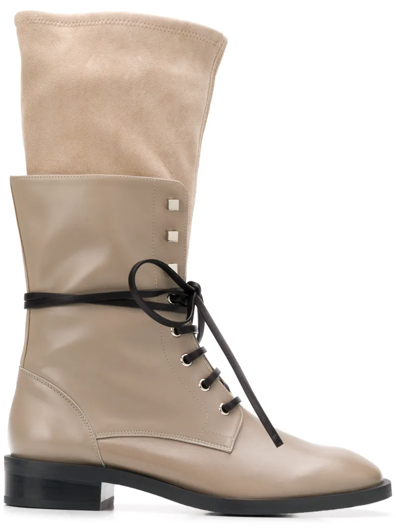 Stuart Weitzman ботинки на шнуровке