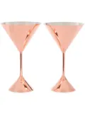 Tom Dixon Plum martini glasses (set of 2) - Gold