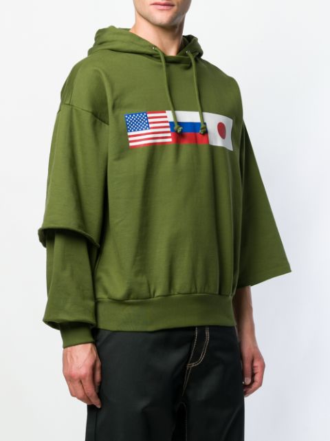 gosha rubchinskiy double sleeve sweatshirt