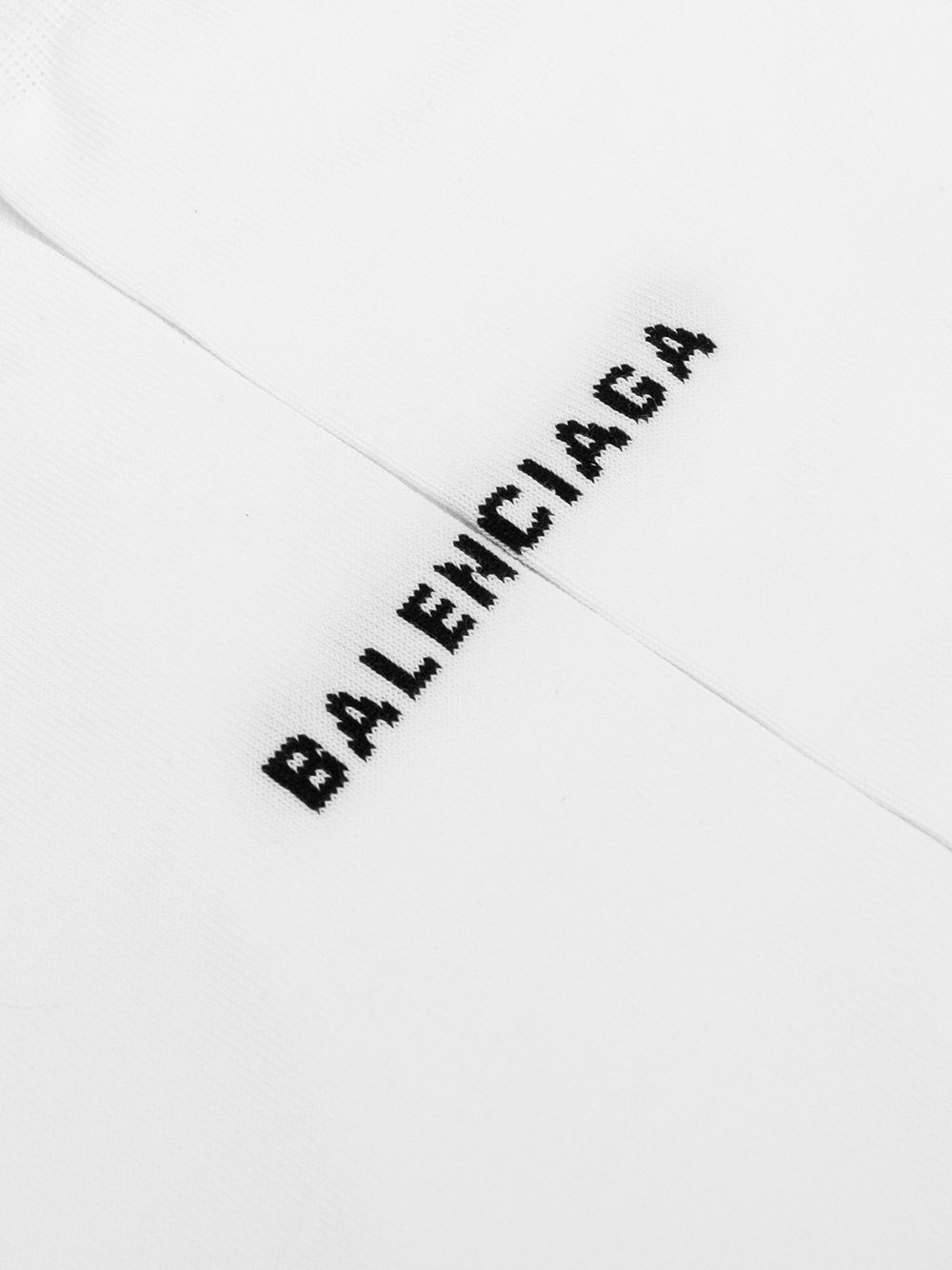 Balenciaga gebreide sokken met logo - Wit