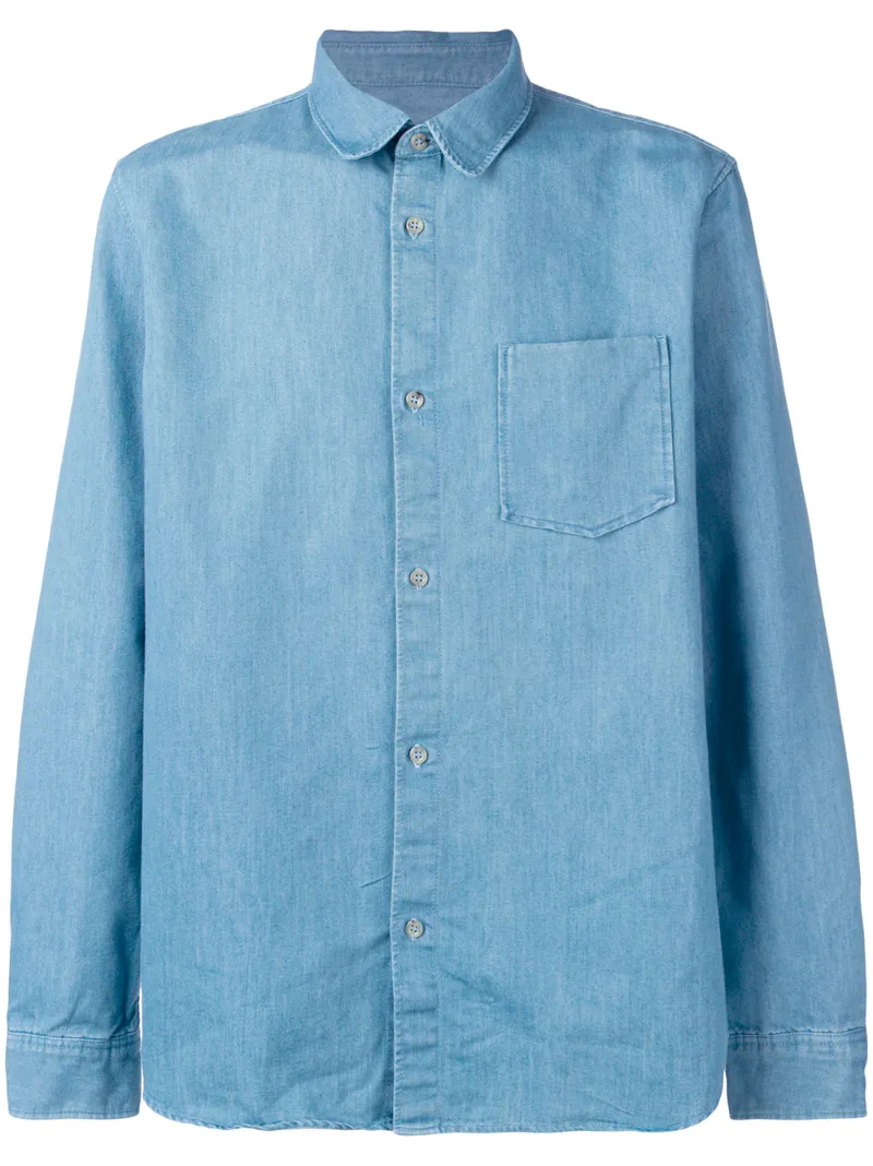 A.P.C. джинсовая рубашка
