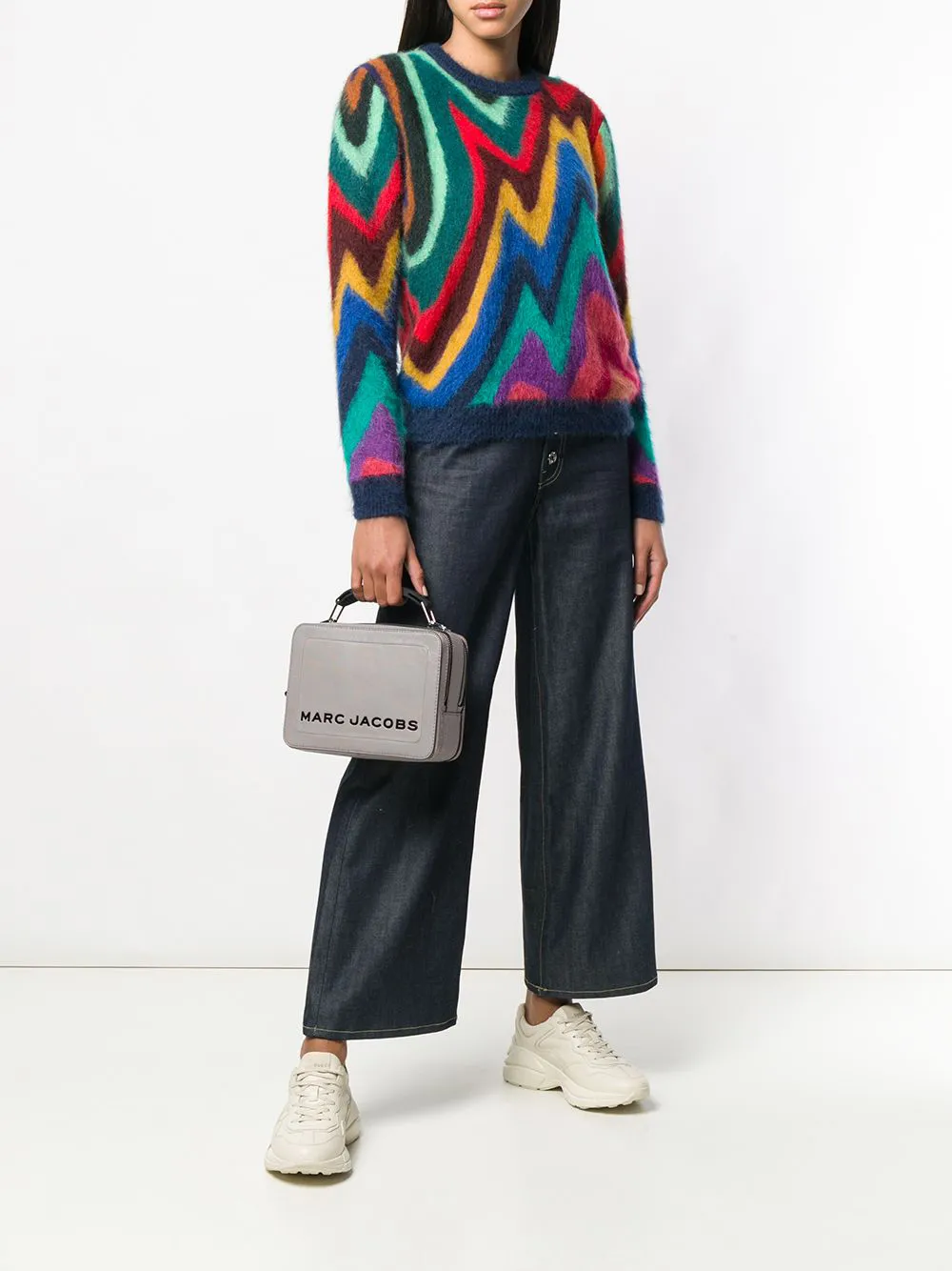  Marc Jacobs Klassische Handtasche   Grau 