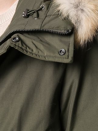 fur hooded coat展示图