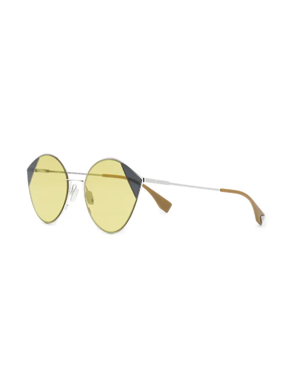 fendi cut eye sunglasses