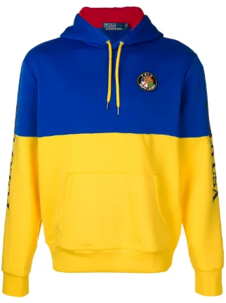 polo ralph lauren color block hoodie